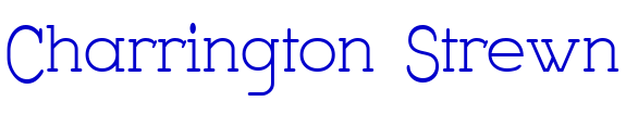 Charrington Strewn 字体